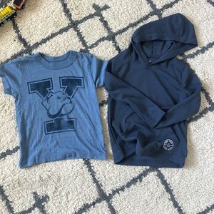 Two boys size 3t tops